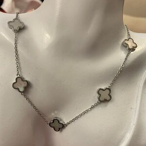 Five Clover Charm Necklace